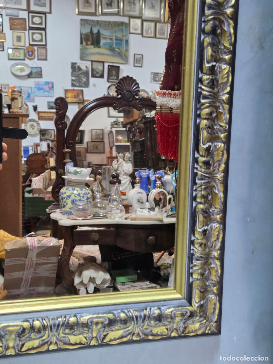Antig&uuml;edades: espejo de madera envejecida - Foto 5