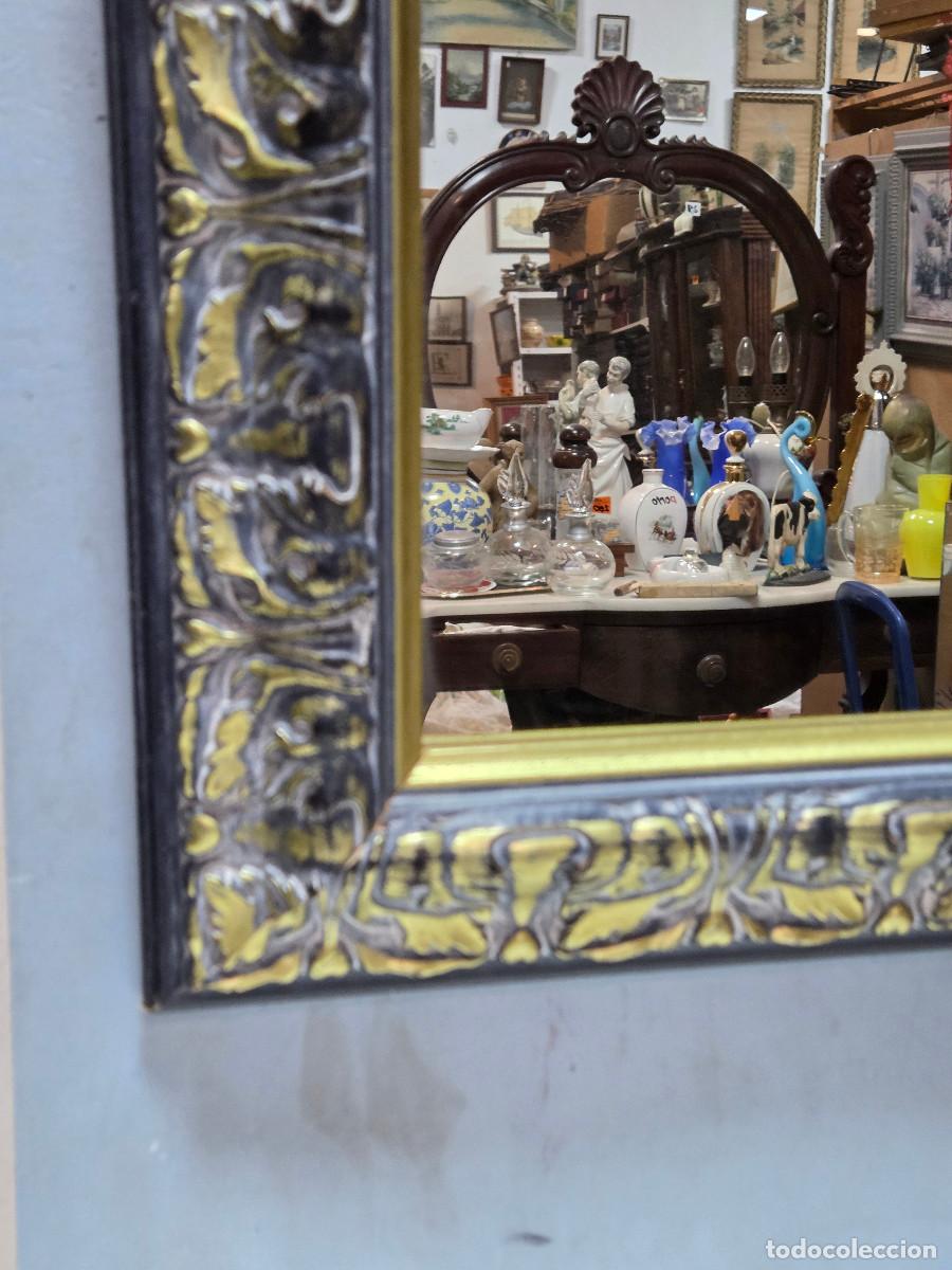 Antig&uuml;edades: espejo de madera envejecida - Foto 2