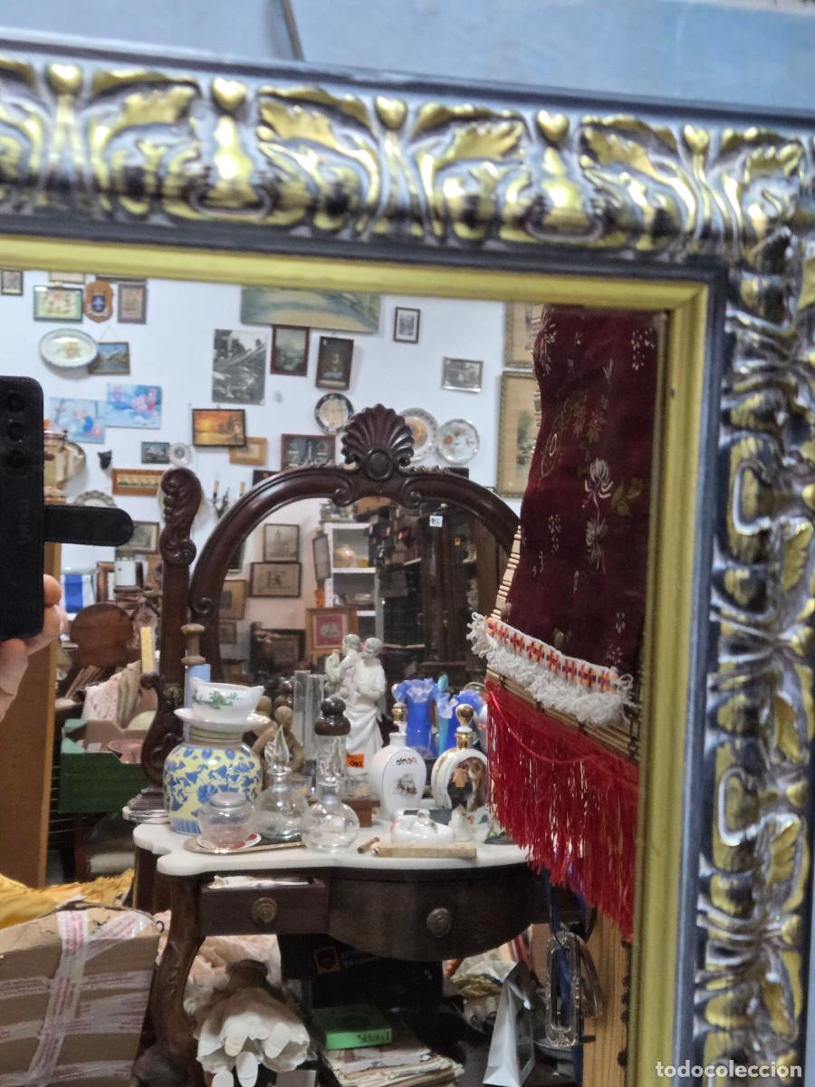 Antig&uuml;edades: espejo de madera envejecida - Foto 3