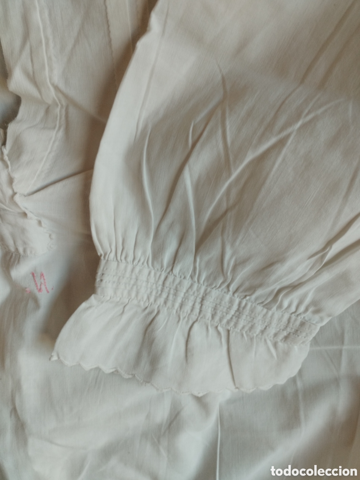 Antig&uuml;edades: *CAMISA DE DORMIR. CAMISON. (Rf:487/*) - Foto 3
