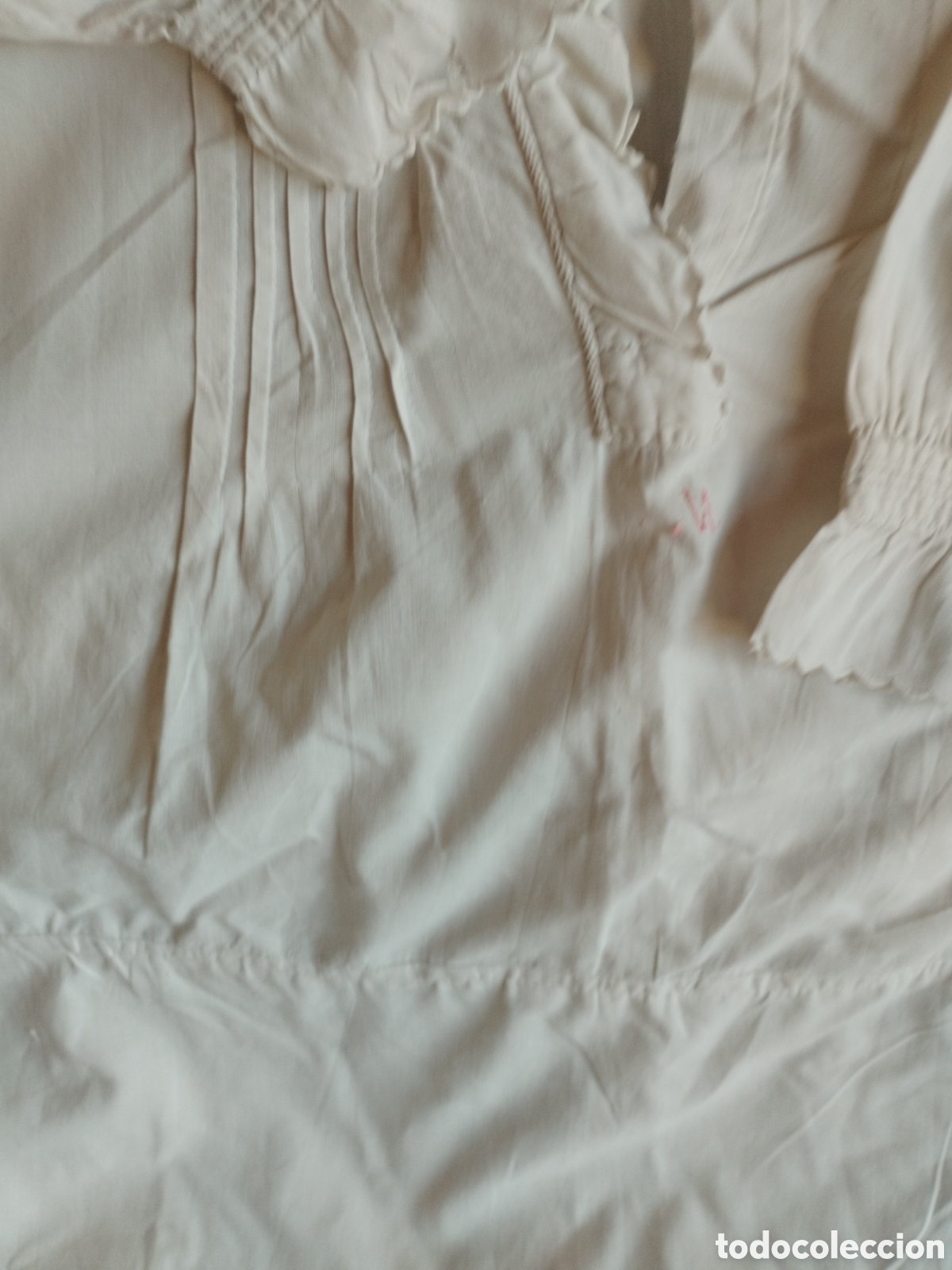Antig&uuml;edades: *CAMISA DE DORMIR. CAMISON. (Rf:487/*) - Foto 5