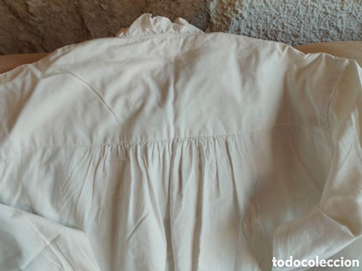 Antig&uuml;edades: *CAMISA DE DORMIR. CAMISON. (Rf:487/*) - Foto 6