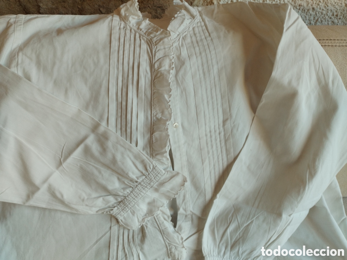 Antig&uuml;edades: *CAMISA DE DORMIR. CAMISON. (Rf:487/*) - Foto 1