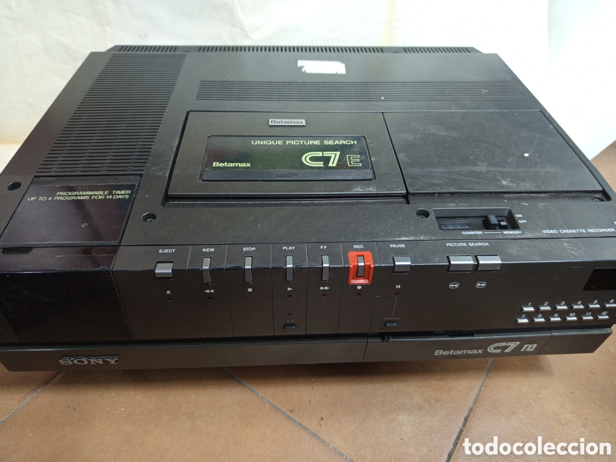 Antig&uuml;edades: Sony Betamax C7 reproductor cintas
