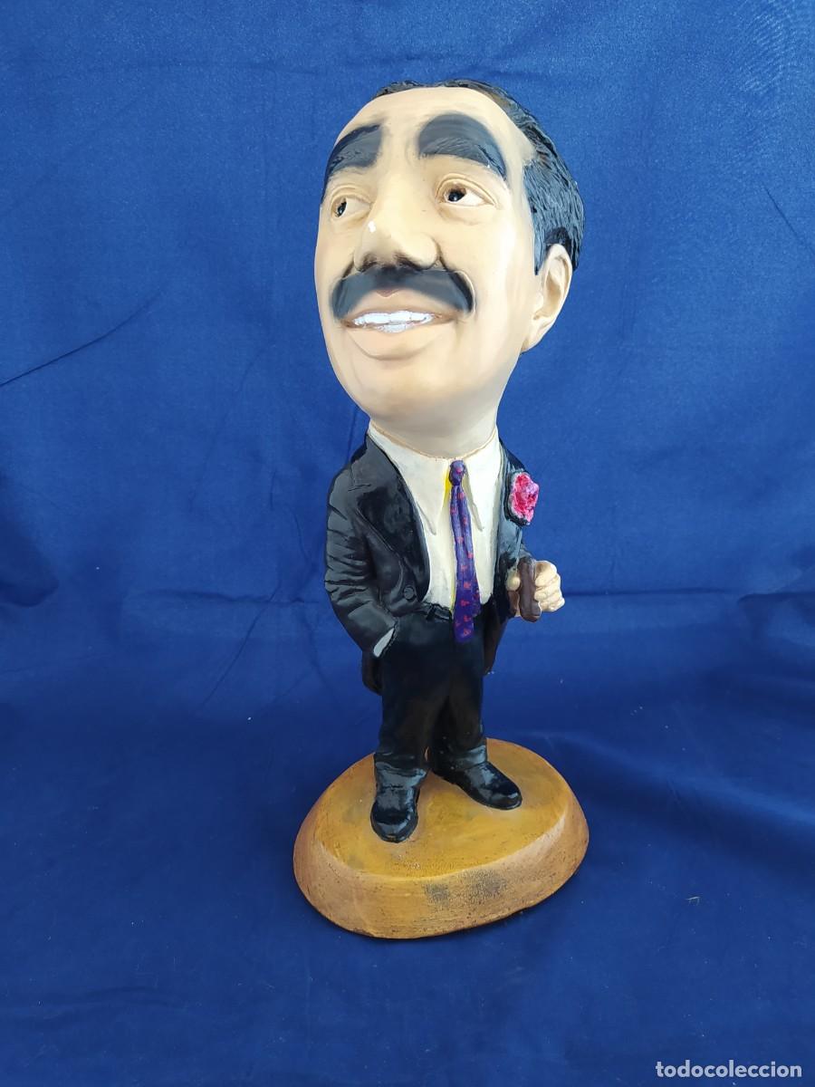 Antig&uuml;edades: MANIQUI DE ESCAPARATE GROUCHO MARX (30'S) SOMBRERO MANIQUIES YESO SOMBRERERIA SOMBRERERO CABEZA
