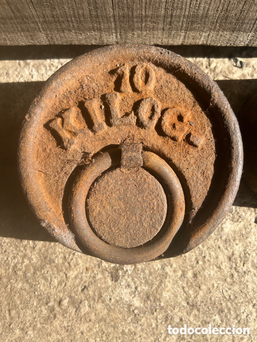 Antig&uuml;edades: Antiguo peso colecci&oacute;n 10 kg