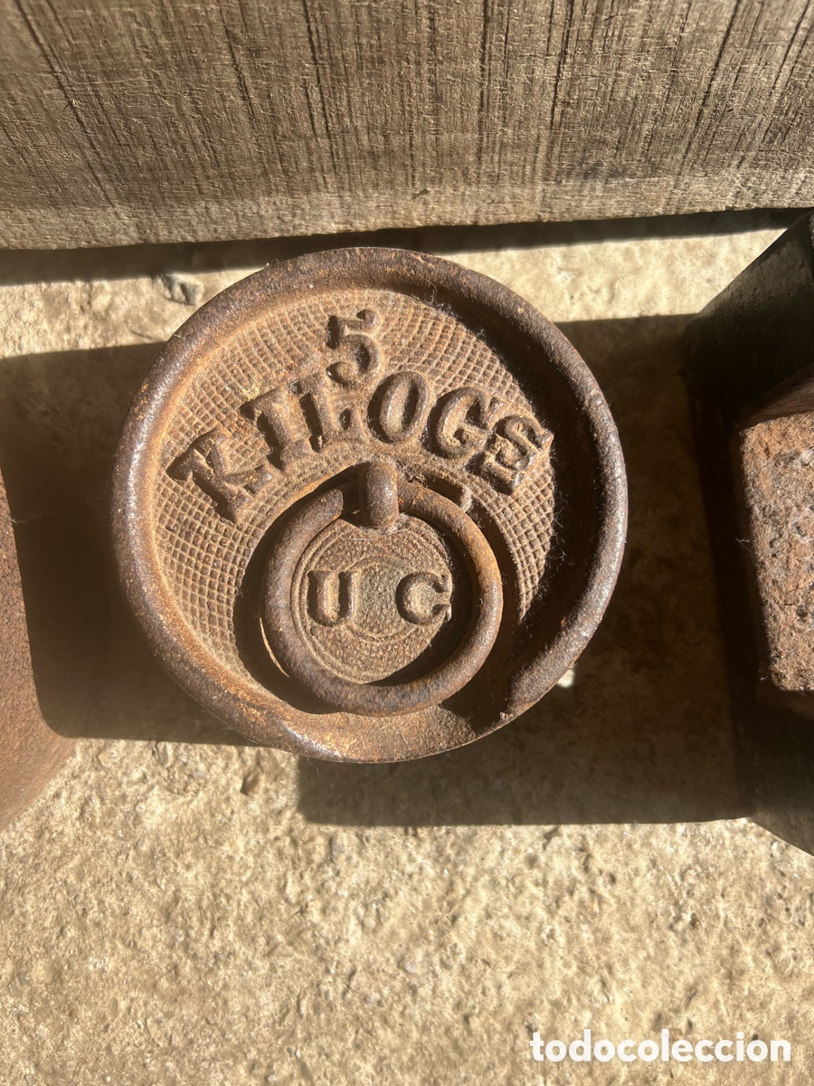 Antig&uuml;edades: Antiguo peso colecci&oacute;n 5 kilos