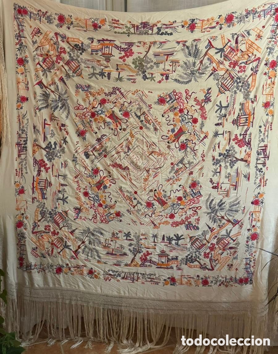 Antig&uuml;edades: Manton de Manila antiguo