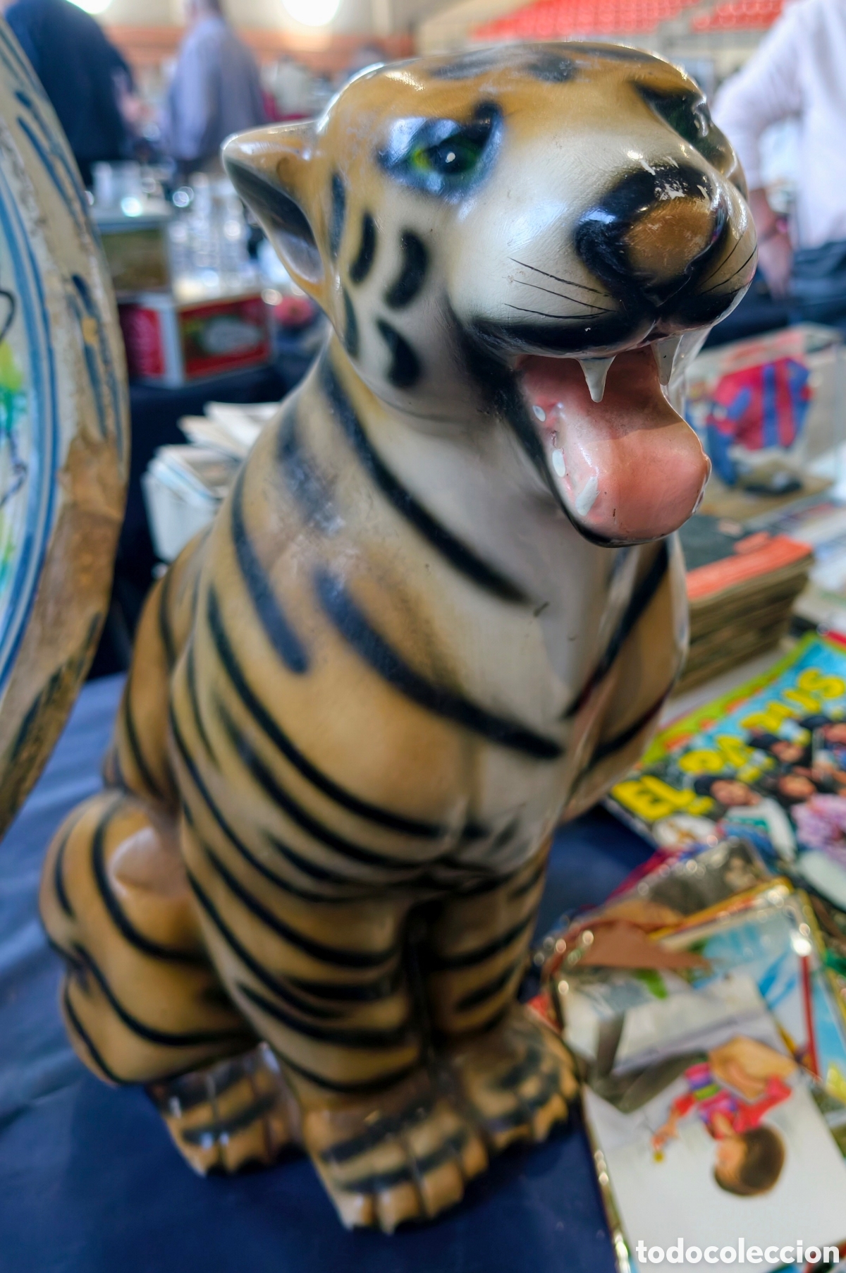 Antig&uuml;edades: Antiguo tigre en cer&aacute;mica