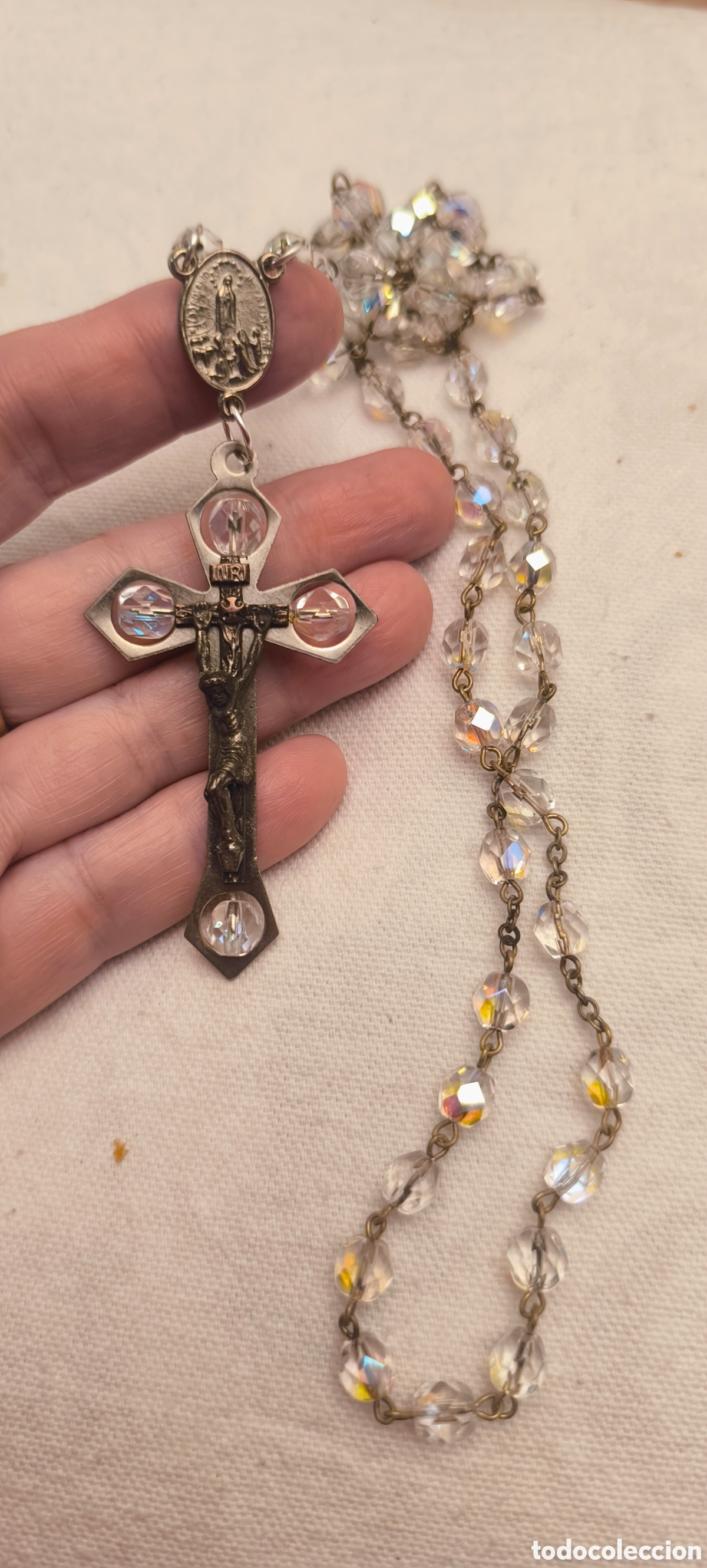 Antig&uuml;edades: Vendo precioso y antiguo rosario de la virgen de F&aacute;tima