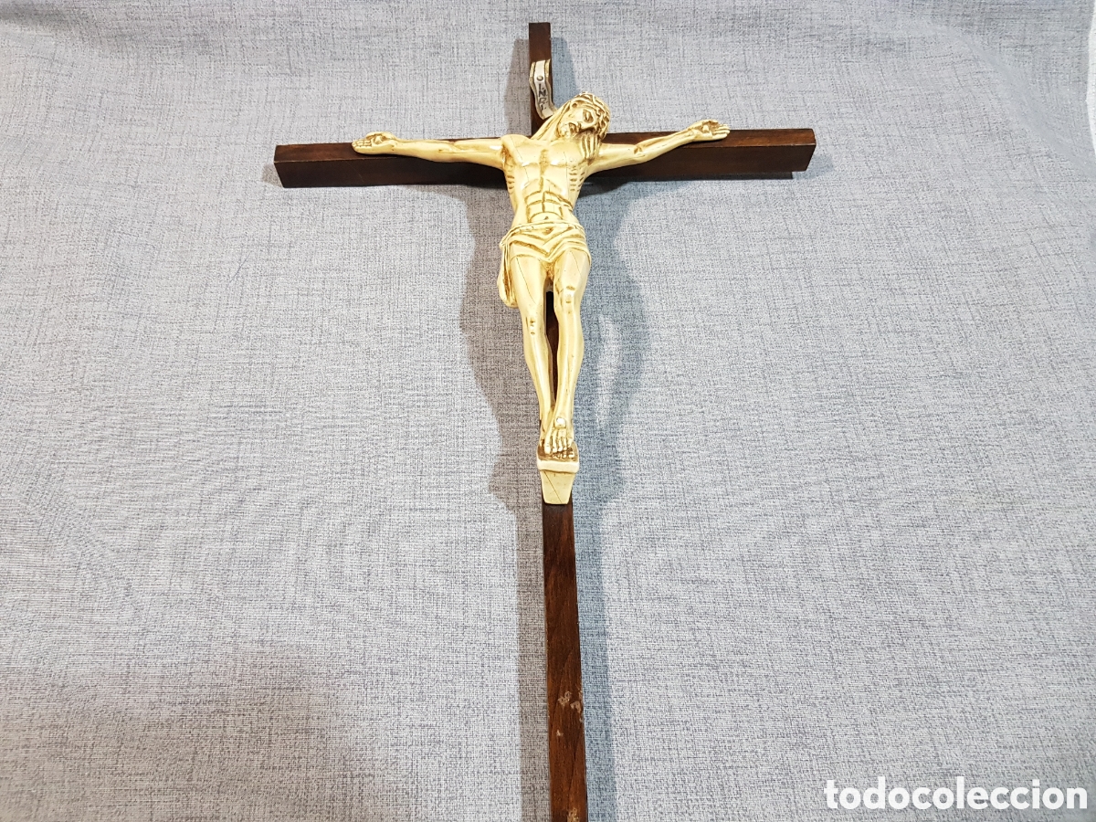 Antig&uuml;edades: CRUCIFIJO JESUCRISTO EN LA CRUZ IMAGEN RELIGIOSA CRISTIANISMO RELIGI&Oacute;N IGLESIA