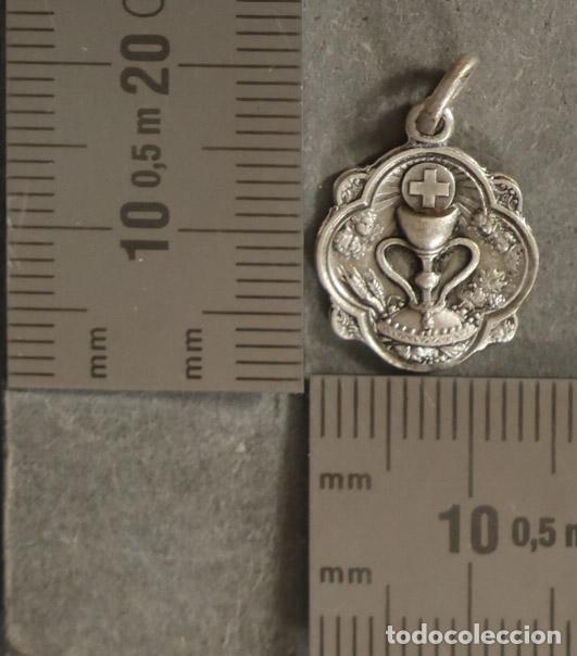 Antig&uuml;edades: MEDALLA. SANTO CALIZ. CATEDRAL DE VALENCIA. PLATA