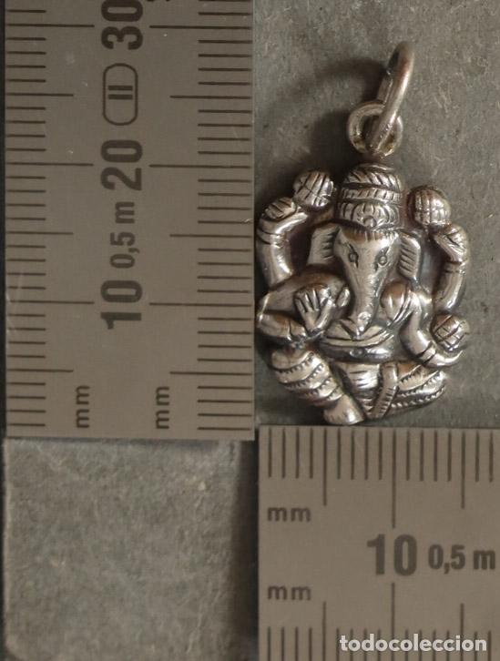 Antig&uuml;edades: MEDALLA. GANESHA. PLATA