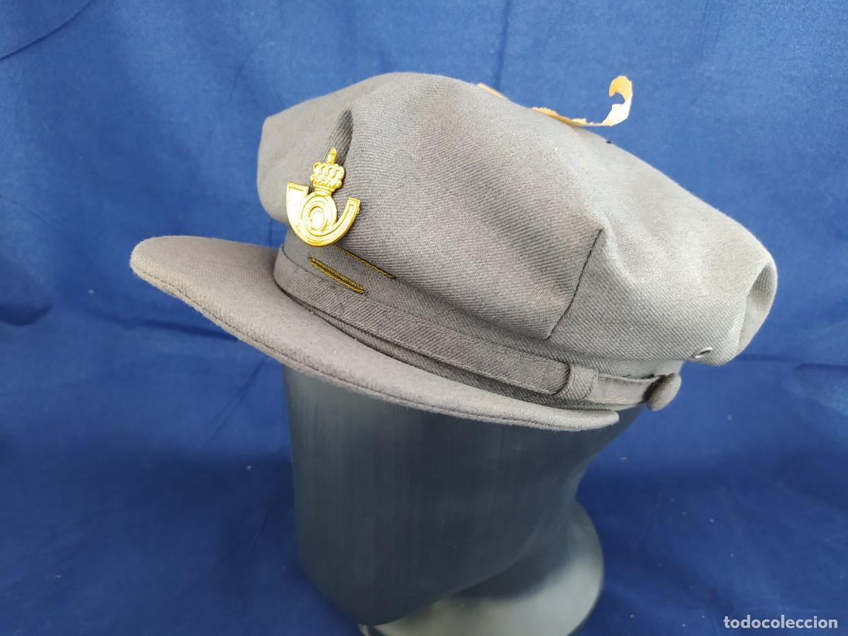 Antig&uuml;edades: GORRA DE CARTERO DE CORREOS (80'S) TELEGRAFOS CORRESPONDENCIA CARTA BUZON