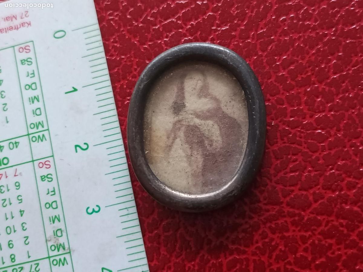 Antig&uuml;edades: Relicario antiguo de plata