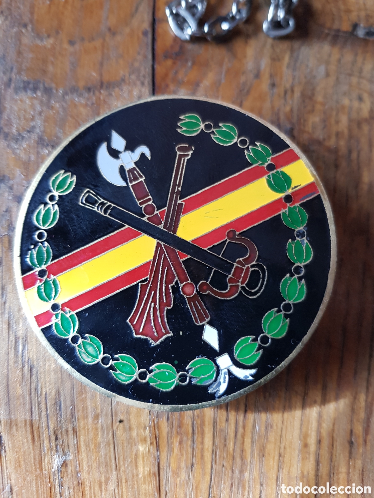 Antig&uuml;edades: ANTIGUA PLACA ESMALTADA DE LA LEGION