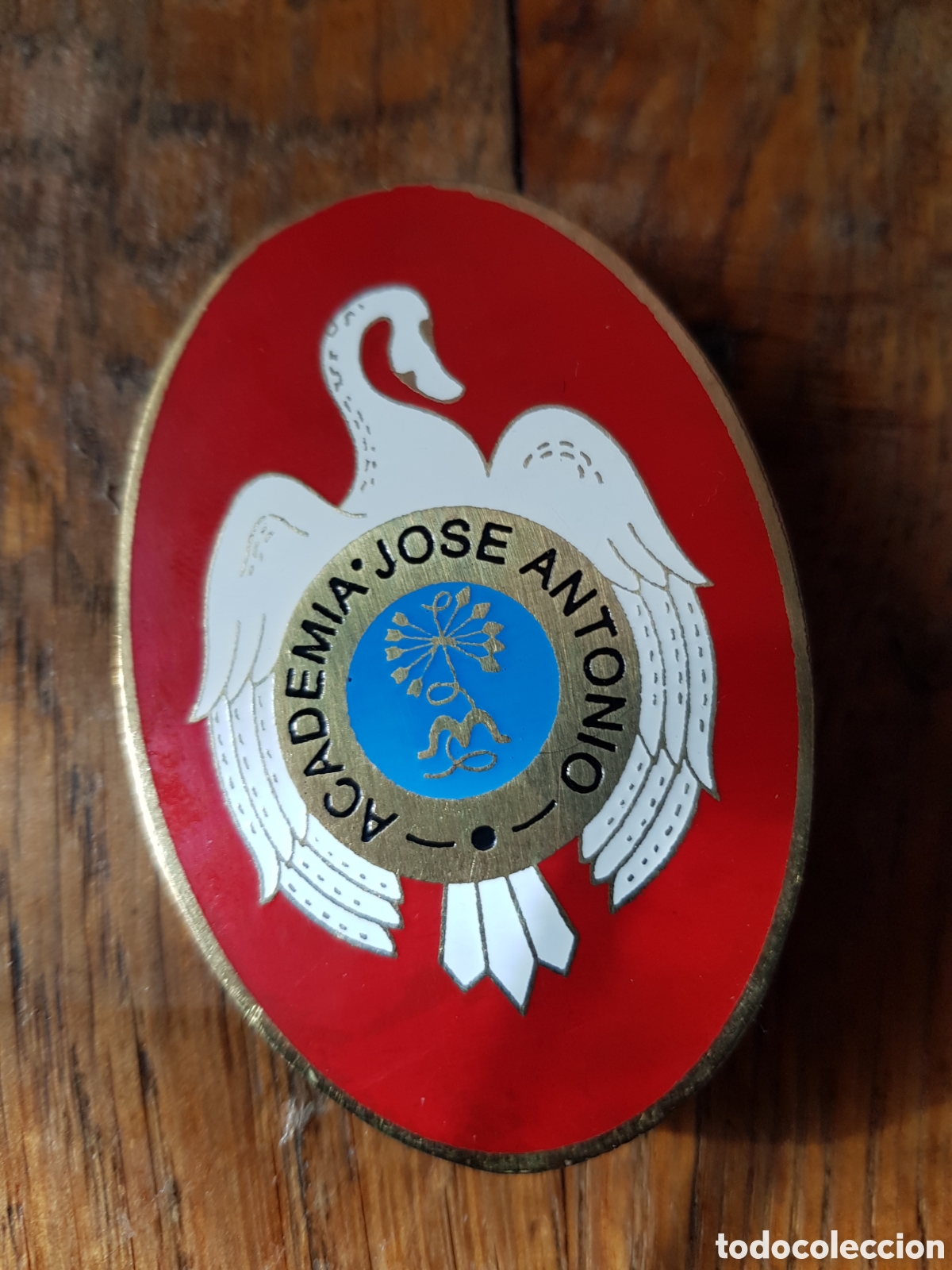 Antig&uuml;edades: ANTIGUA PLACA ESMALTADA DE LA ACADEMIA JOS&Eacute; ANTONIO