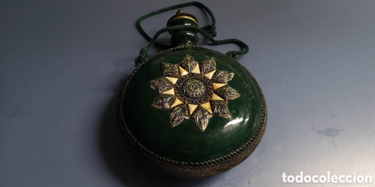 Antig&uuml;edades: Antigua cantimplora estilo Arabe