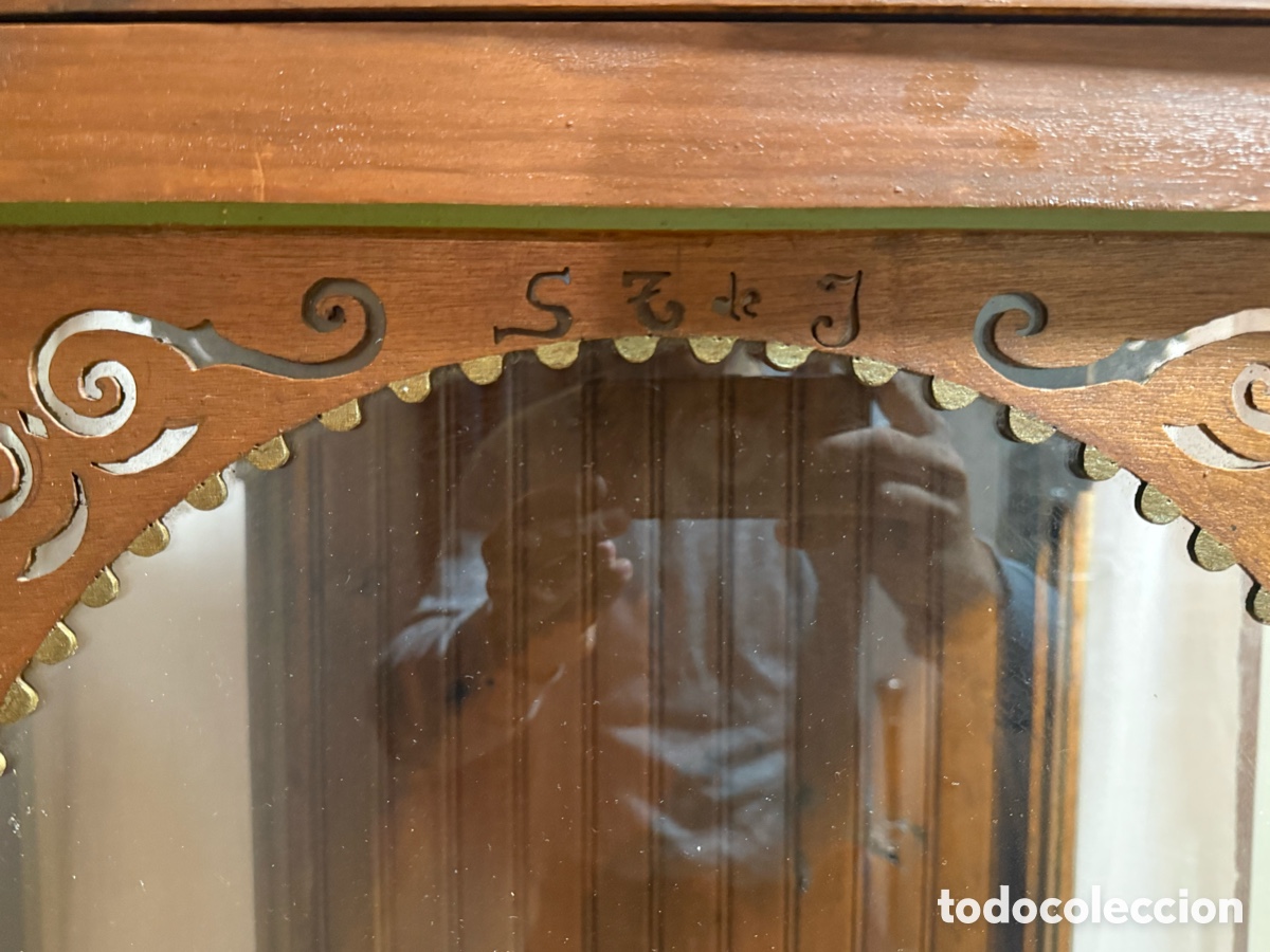 Antig&uuml;edades: Antigua capilla vitrina - Foto 7