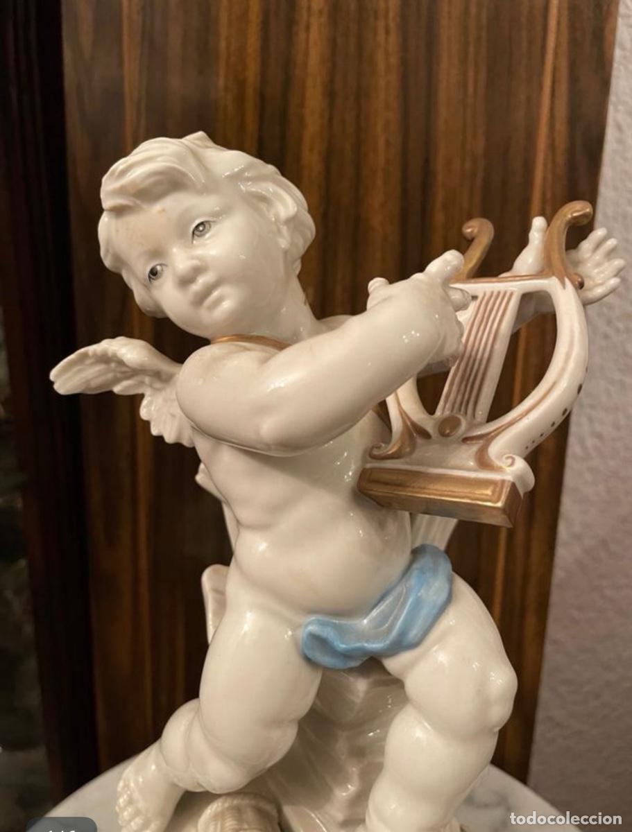 Antig&uuml;edades: &Aacute;NGEL PORCELANA DE ALGORA. ALEGOR&Iacute;A DE LA PRIMAVERA. - Foto 2