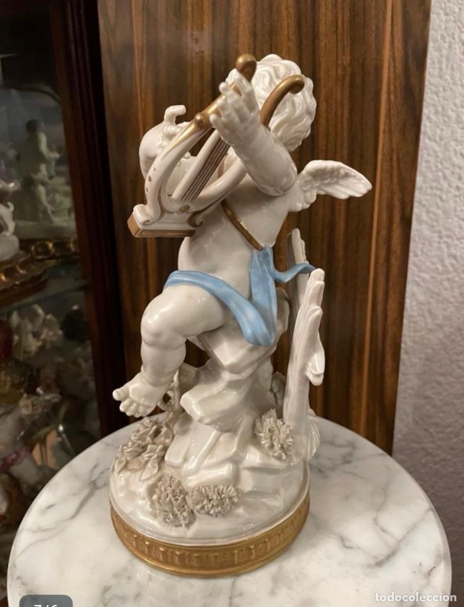 Antig&uuml;edades: &Aacute;NGEL PORCELANA DE ALGORA. ALEGOR&Iacute;A DE LA PRIMAVERA. - Foto 3