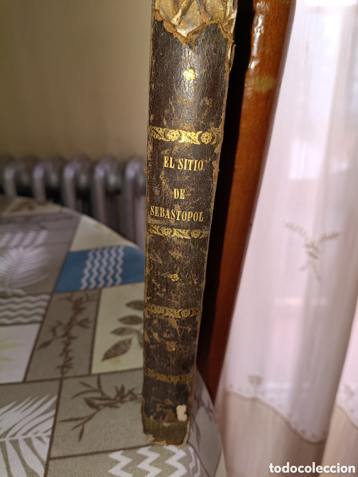 Antig&uuml;edades: Libro de 1855 el sitio de Sebastopol