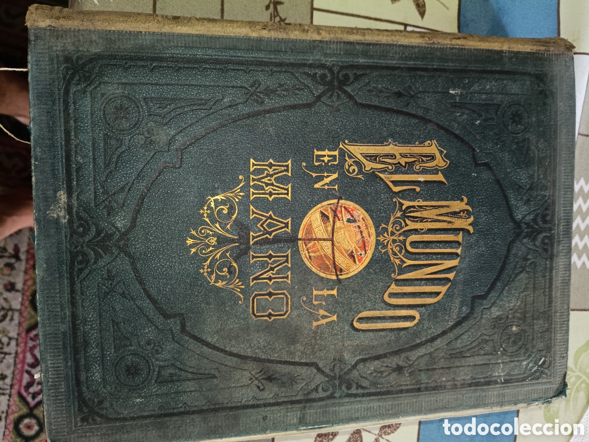 Antig&uuml;edades: Libro 1878 el mundo en la mano