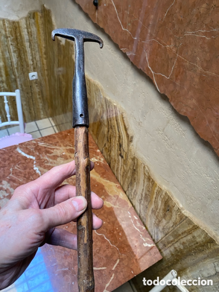 Antig&uuml;edades: Rasqueta para limpiar el arado - Foto 3