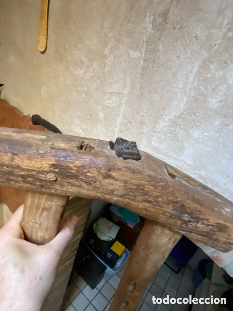 Antig&uuml;edades: Antiguo horcate de madera - Foto 6