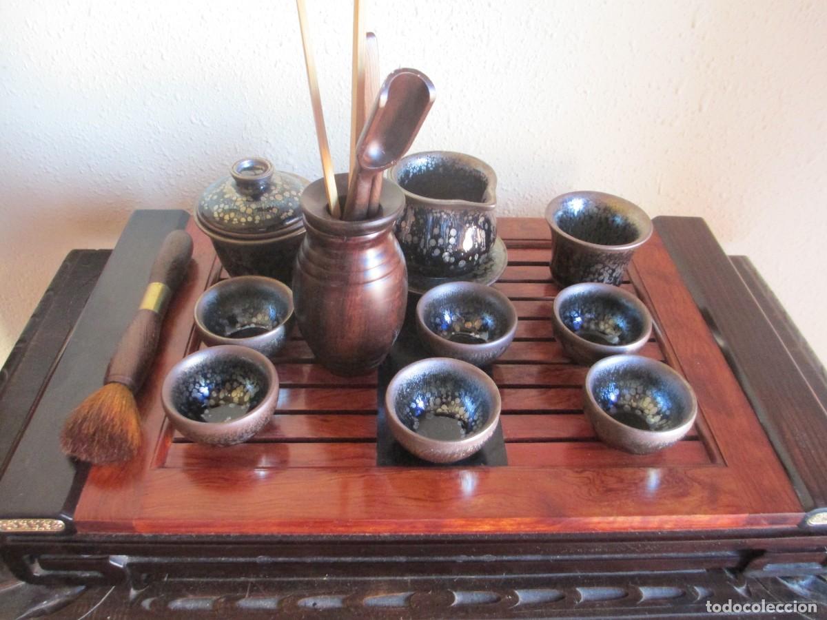 Antig&uuml;edades: Bandeja de t&eacute; tradicional china o Chapan - Foto 1