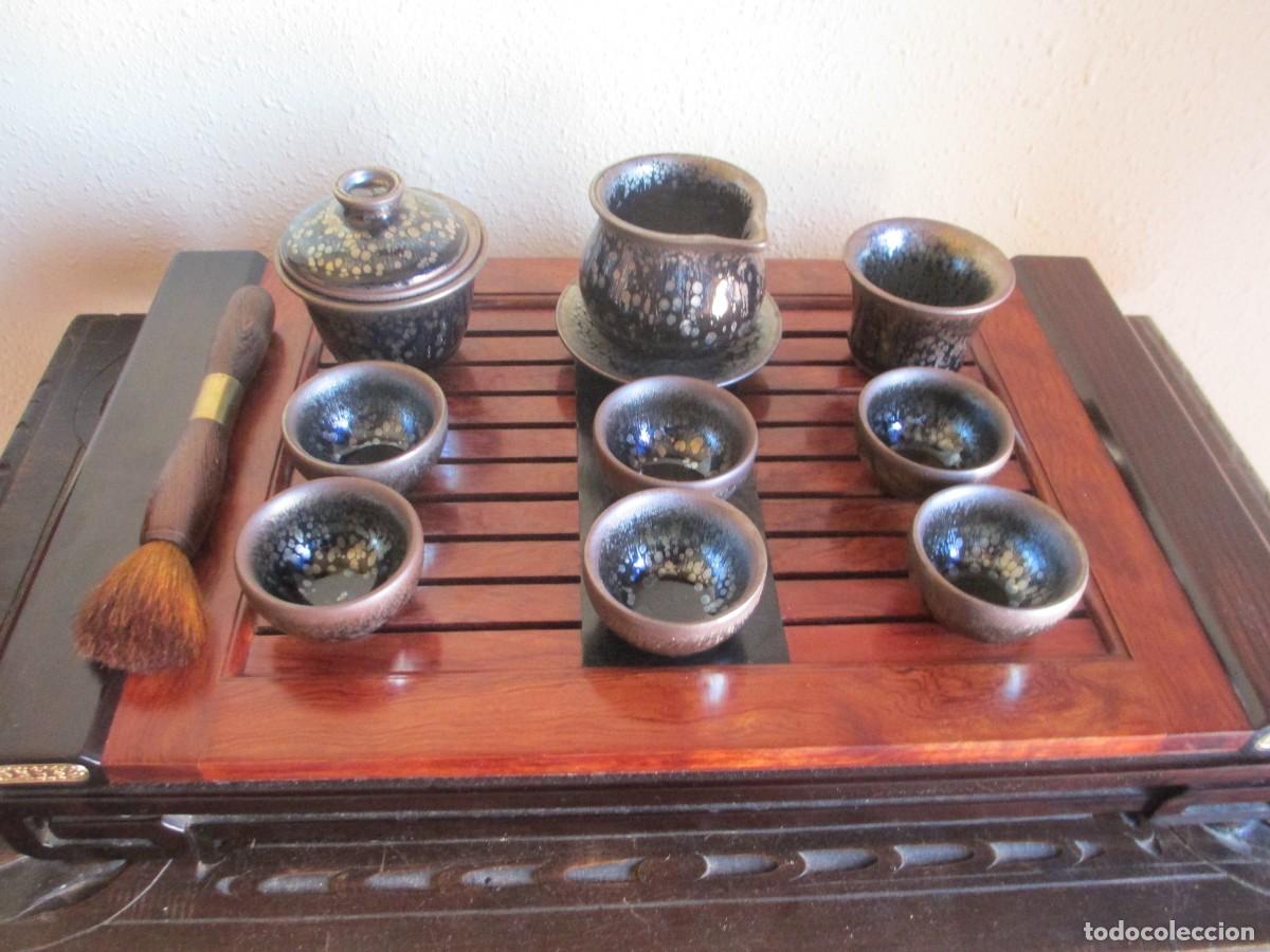 Antig&uuml;edades: Bandeja de t&eacute; tradicional china o Chapan - Foto 4