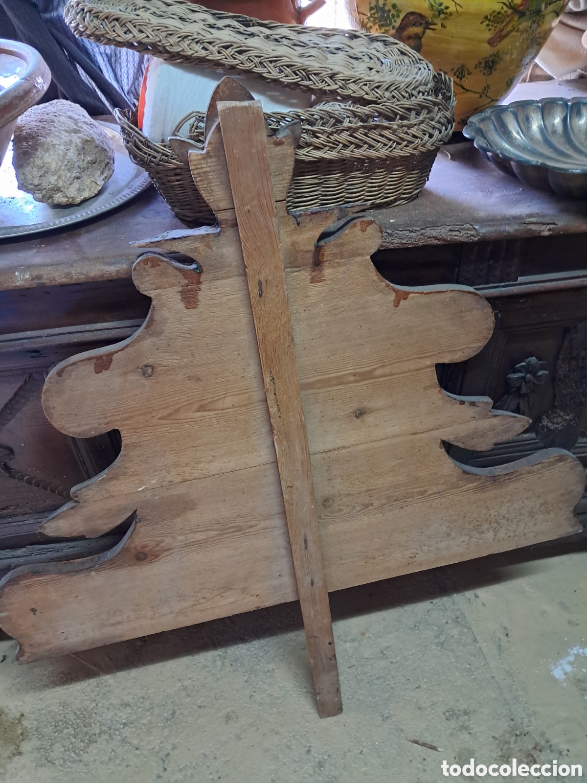 Antig&uuml;edades: Cresta o copete de cama o espejo - Foto 5