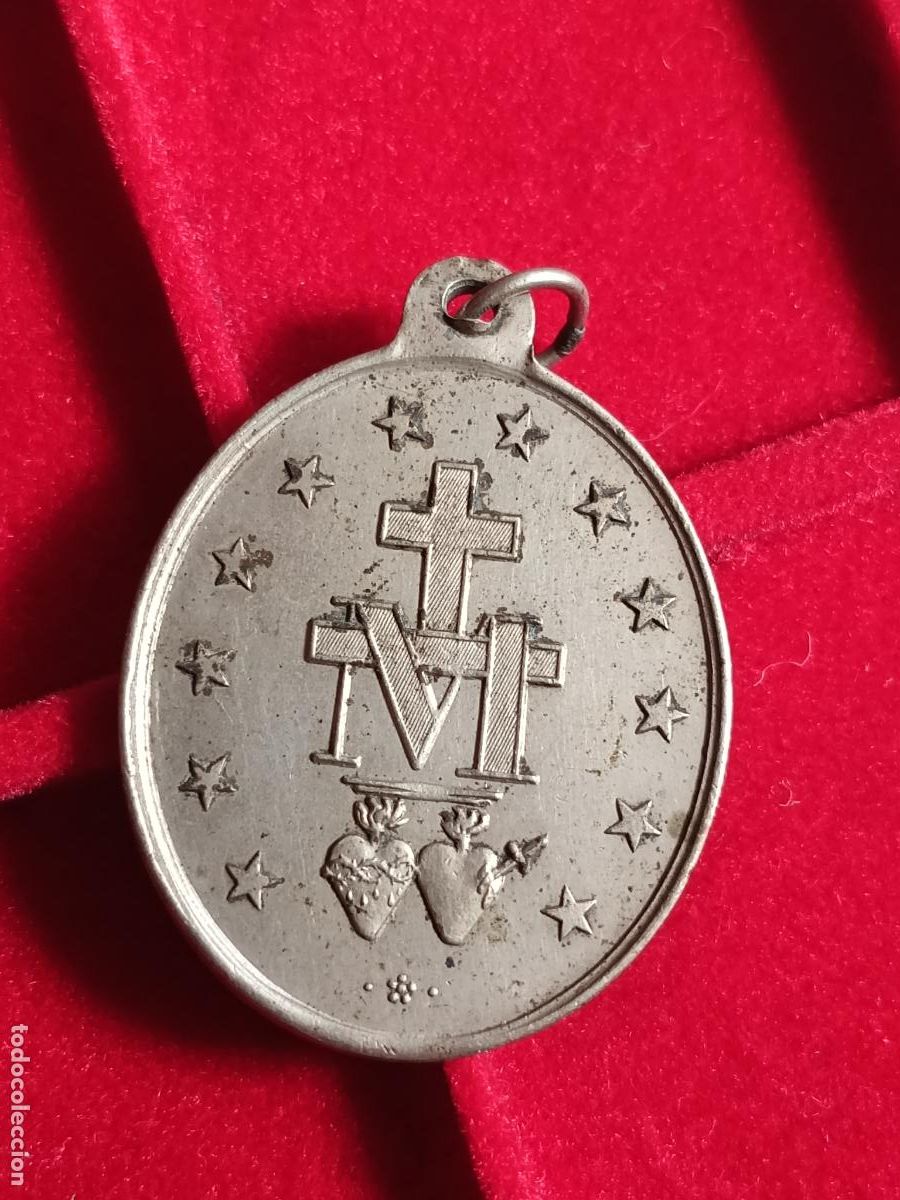 Antig&uuml;edades: Medalla religiosa antigua. 1830 - Foto 2
