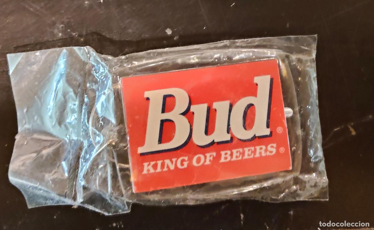 Antig&uuml;edades: Llavero Promocional Cerveza bud - Budweiser Beers