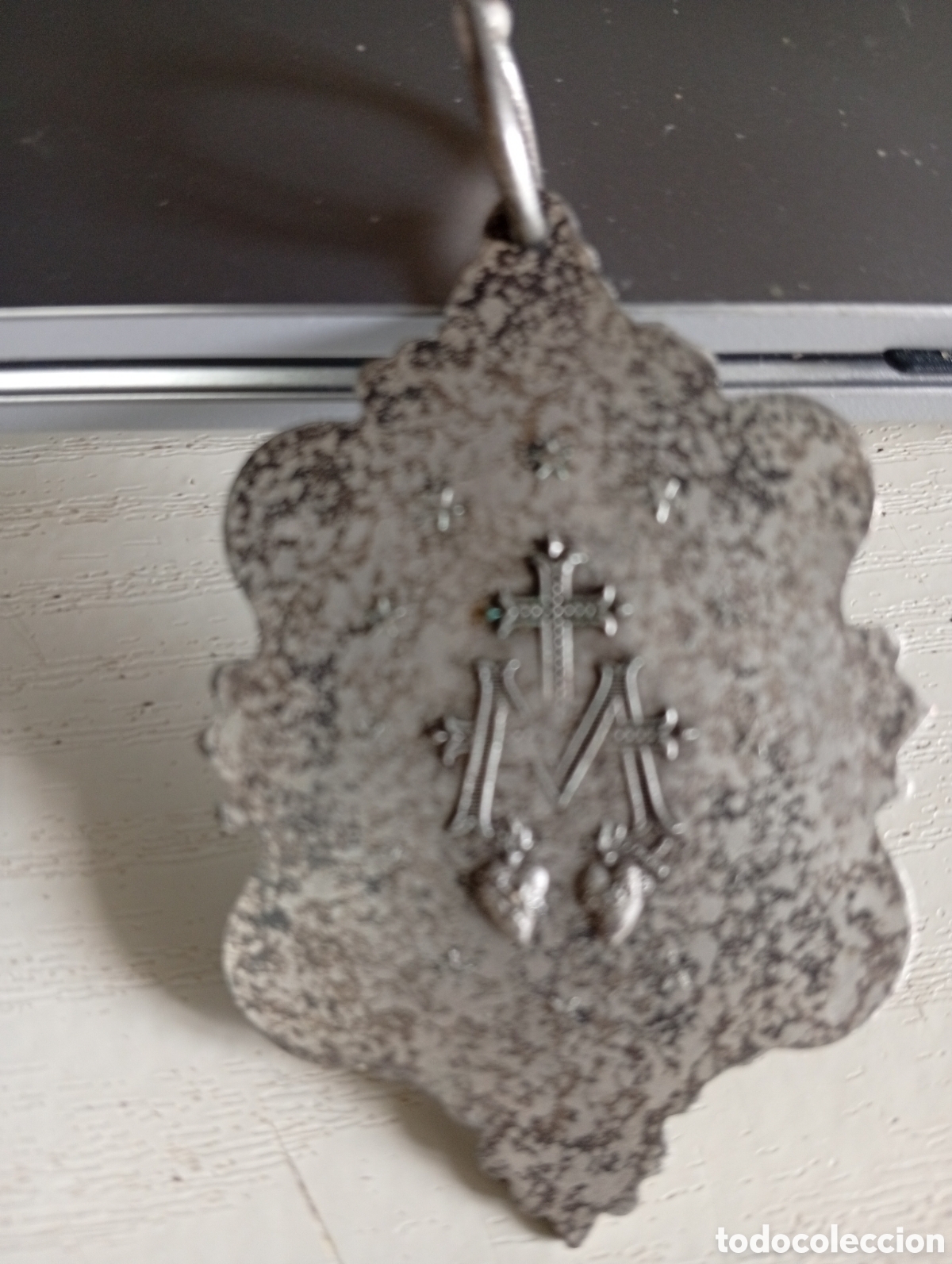 Antig&uuml;edades: Medalla Virgen milagrosa - Foto 2