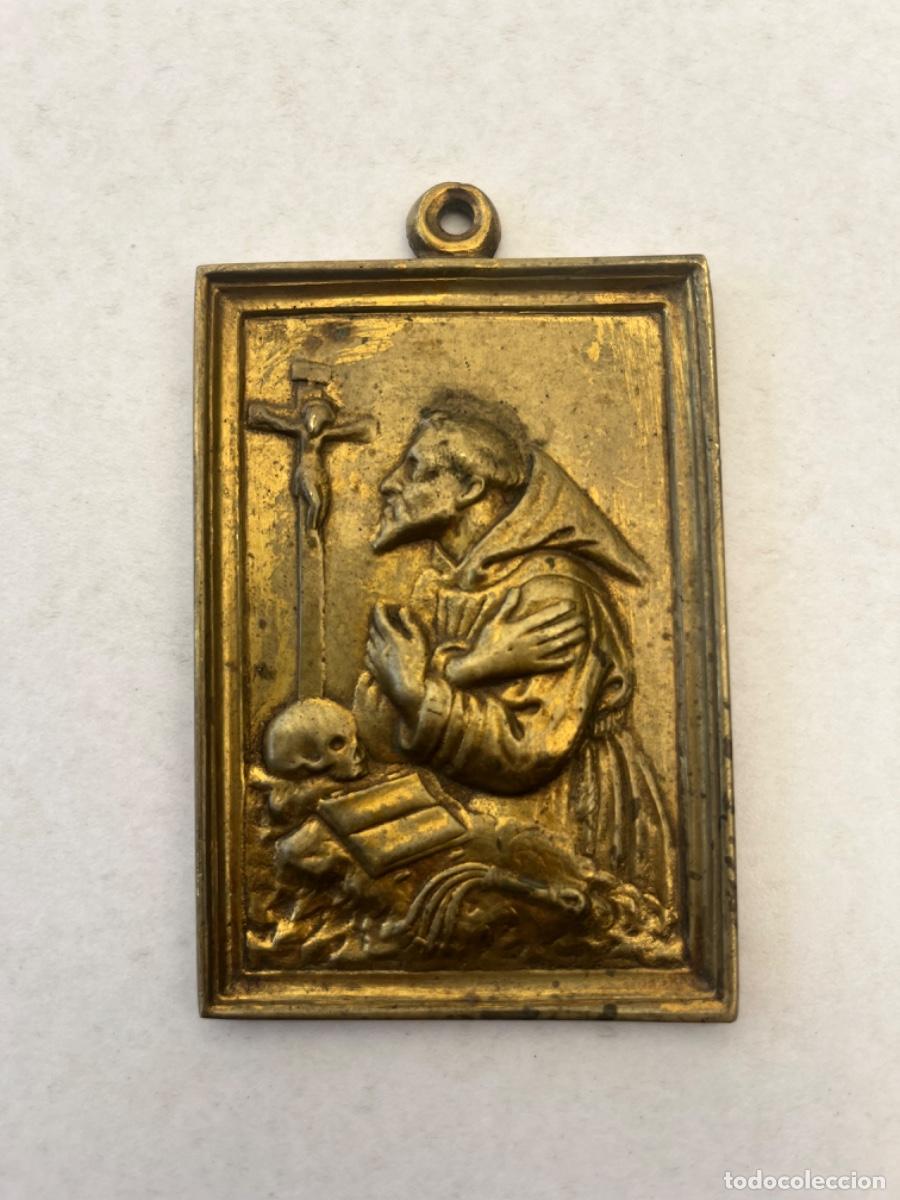 Antig&uuml;edades: Placa devocional San Francisco de As&iacute;s