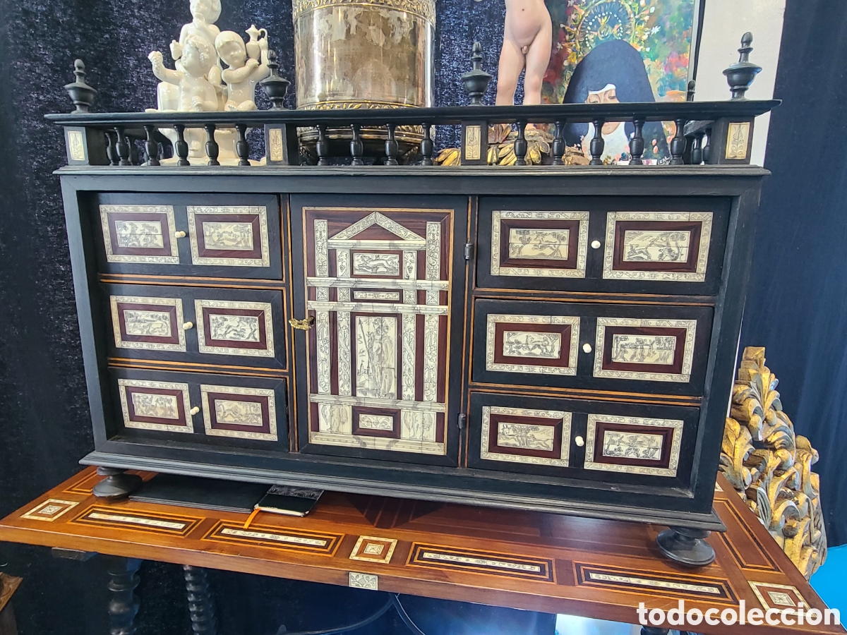 Antig&uuml;edades: Bargue&ntilde;o estilo italiano con mesa - Foto 2