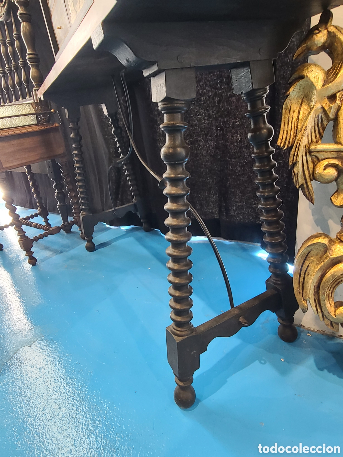Antig&uuml;edades: Bargue&ntilde;o estilo italiano con mesa - Foto 11