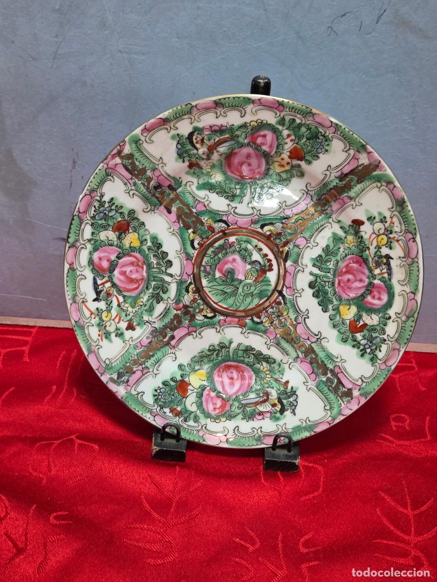 Antig&uuml;edades: plato de porcelana macao