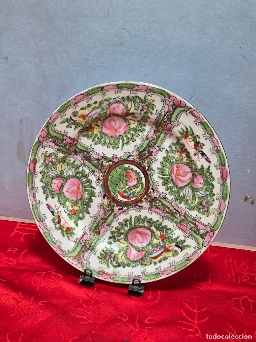 Antig&uuml;edades: plato de porcelana macao