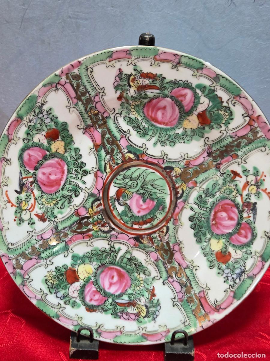 Antig&uuml;edades: plato de porcelana macao