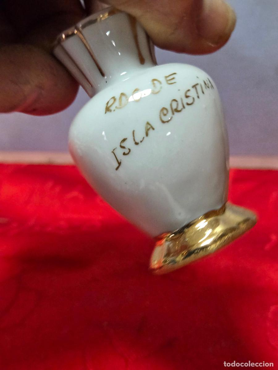 Antig&uuml;edades: mini jarron de porcelana - Foto 3