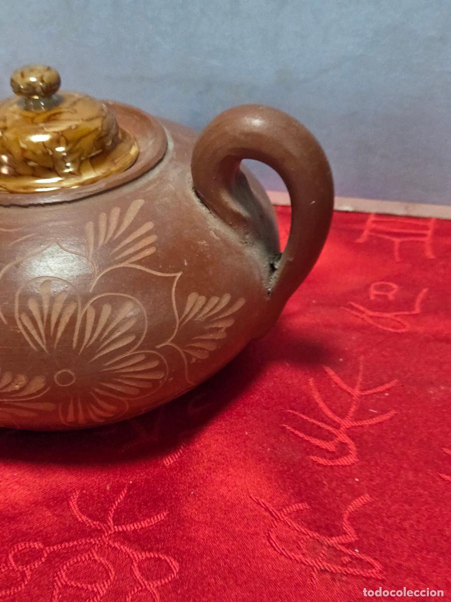 Antig&uuml;edades: tetera de ceramica vintage - Foto 2