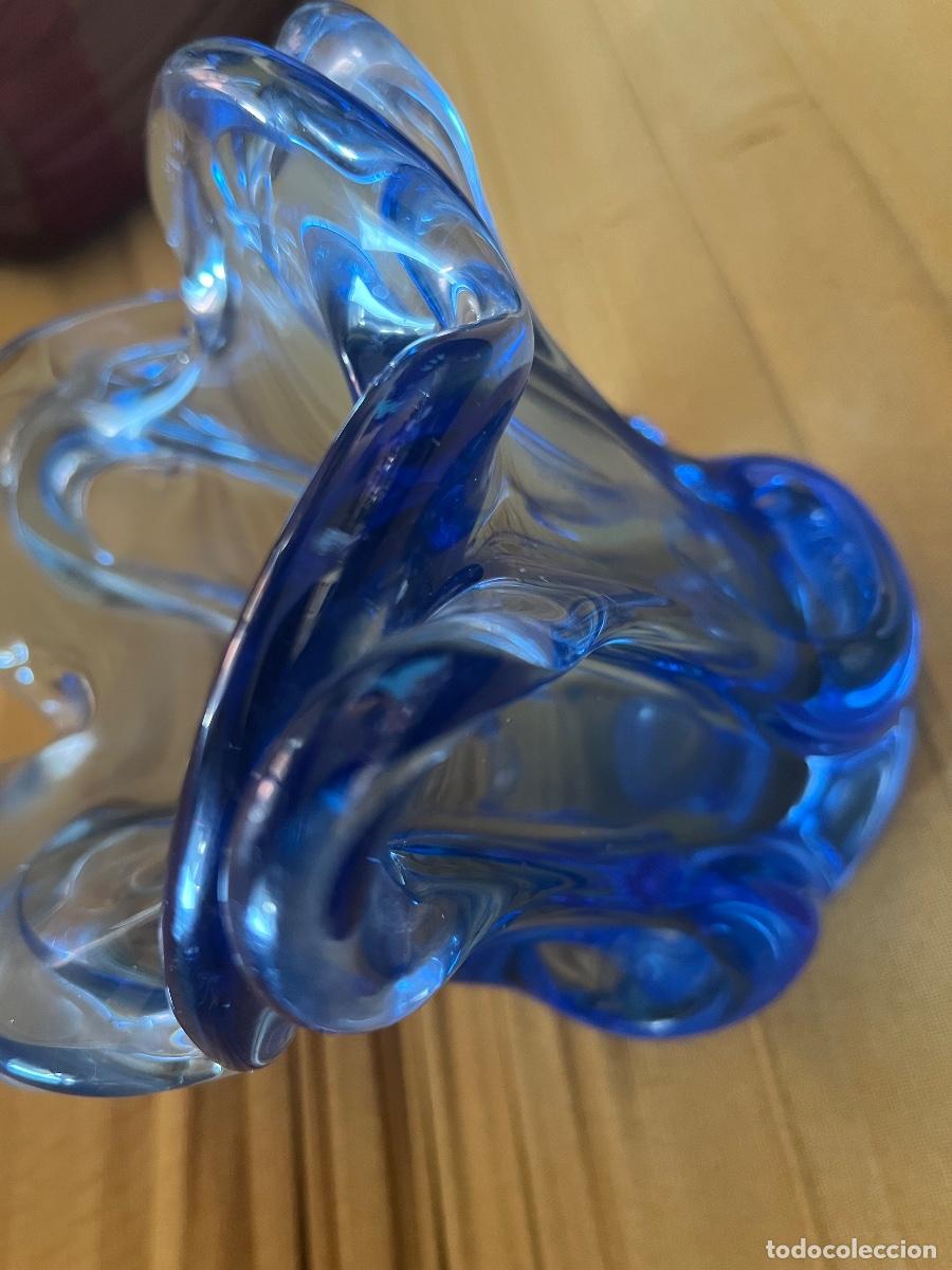 Antig&uuml;edades: Jarr&oacute;n florero Murano azul - Foto 7
