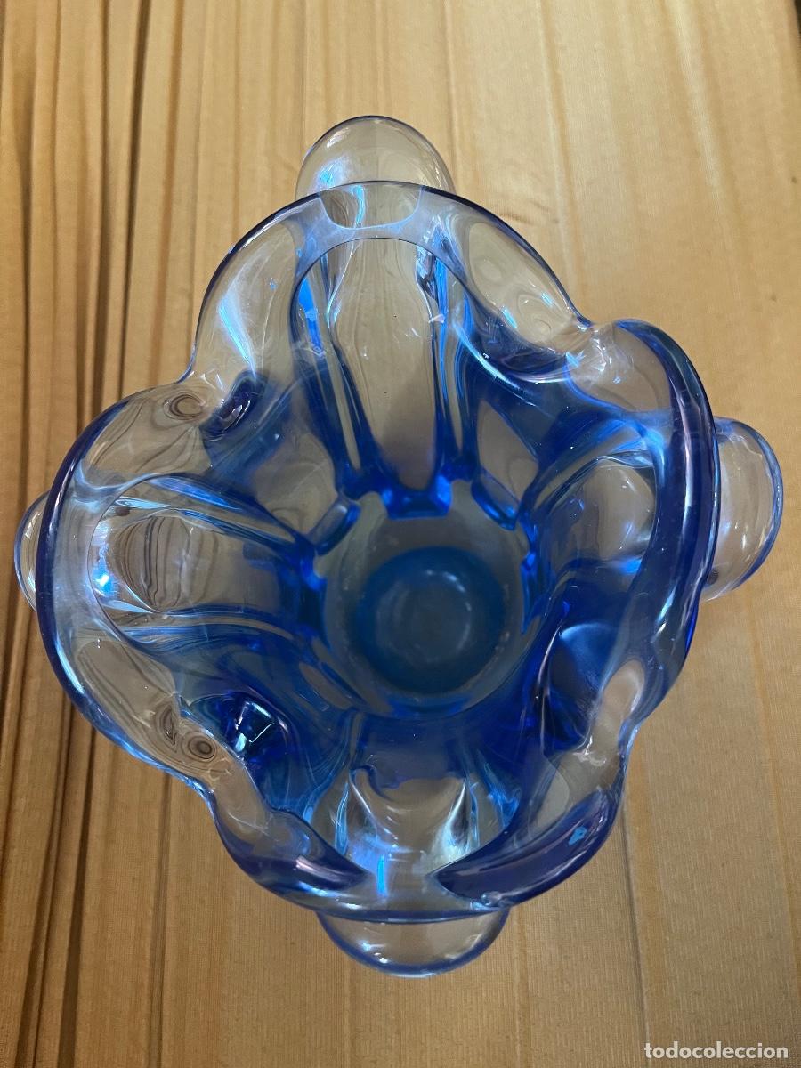 Antig&uuml;edades: Jarr&oacute;n florero Murano azul - Foto 8