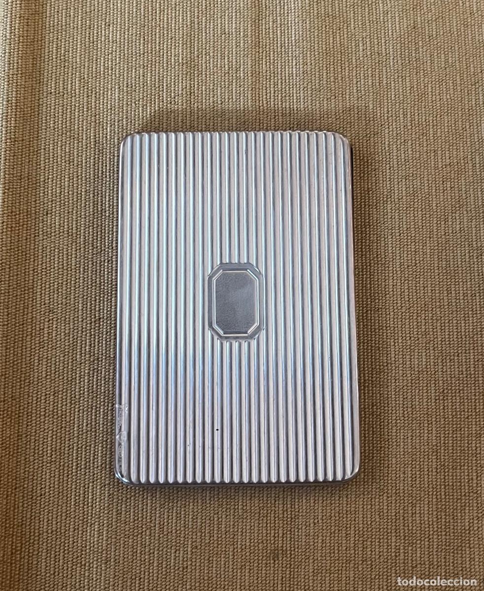 Antig&uuml;edades: Agenda telef&oacute;nica peque&ntilde;a plata