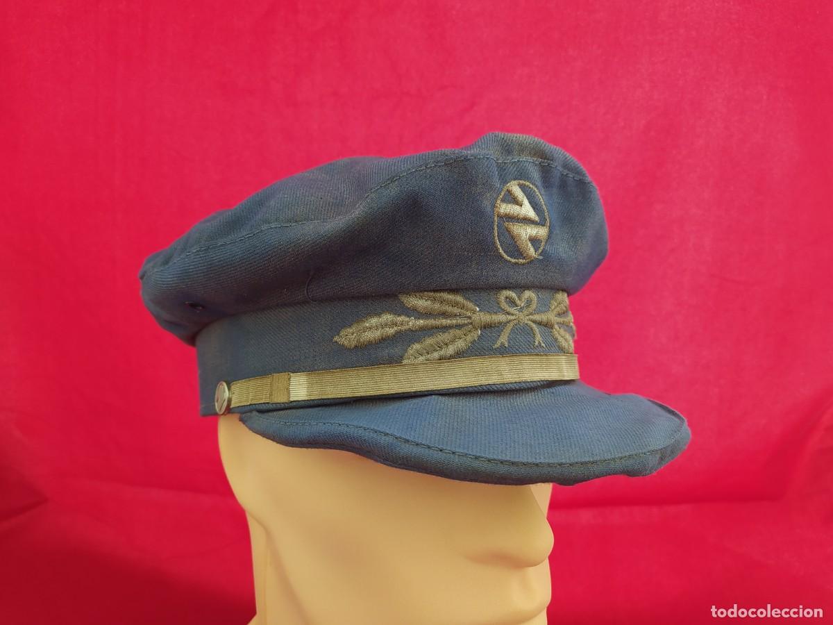 Antig&uuml;edades: GORRA DE INTERVENTOR EN RUTA DE RENFE (A&Ntilde;OS 80'S) FERROVIARIO FERROCARRIL JEFE ESTACI&Oacute;N TREN ADIF