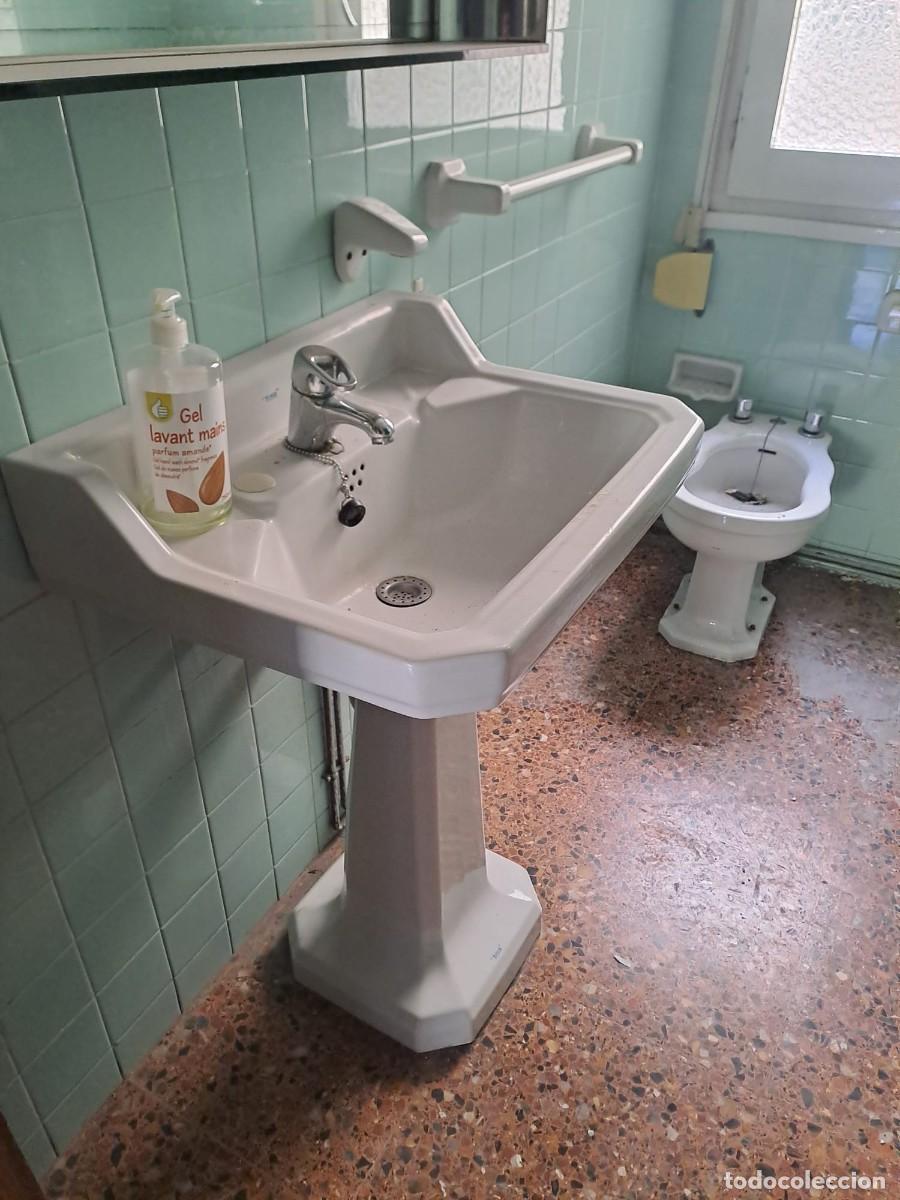 Antig&uuml;edades: Lavabo antiguo porcelana a&ntilde;os 50