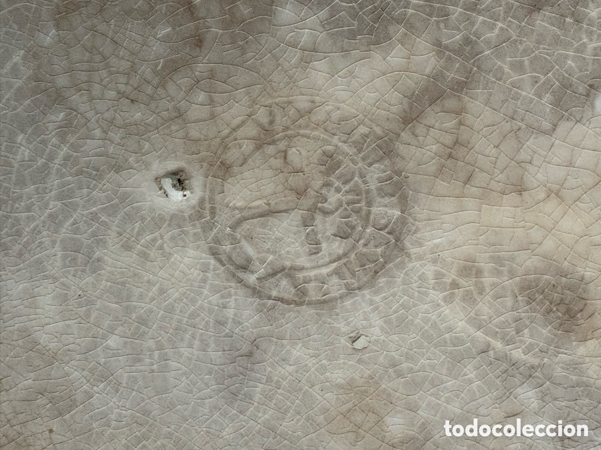 Antig&uuml;edades: 2 Bandejas antiguas cer&aacute;micas - Foto 3