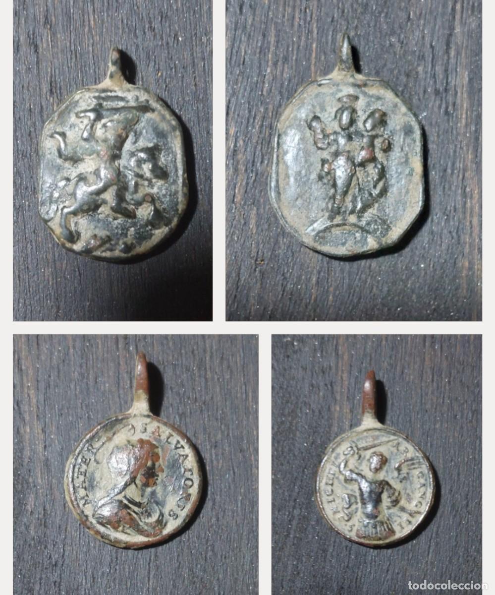 Antig&uuml;edades: Dos medallas S XVII/XVIII. Raras